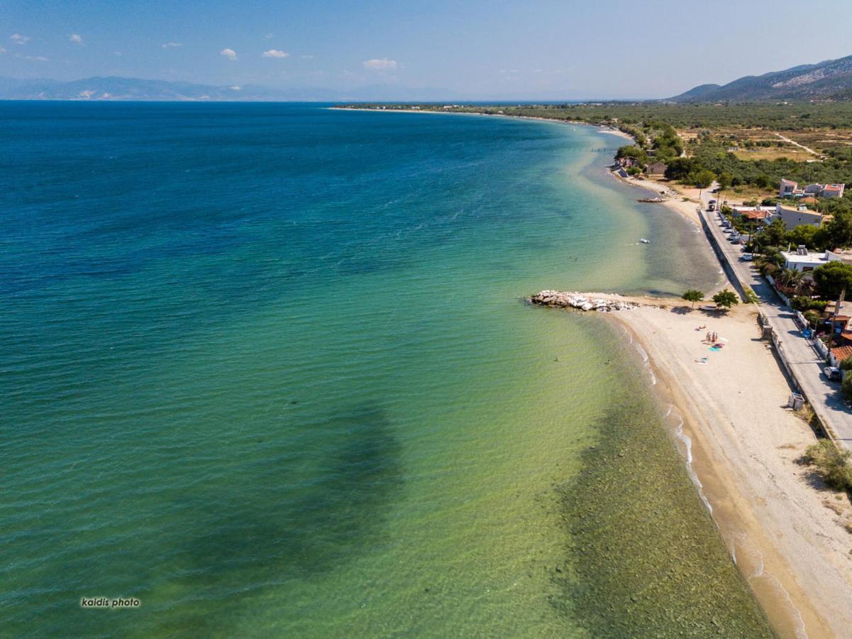 Villa 4 You Iliopetra Skala Sotiros Buitenkant foto